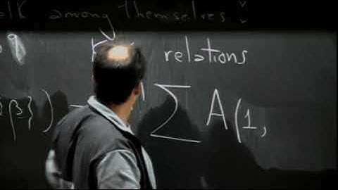 Freddy Cachazo Lecture 2 on Scattering Amplitudes