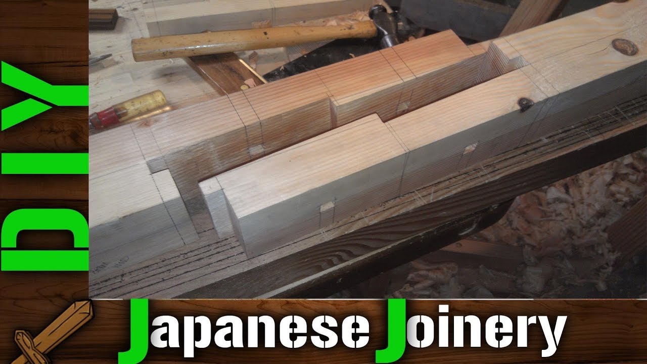 DIY Traditional Japanese Wood Joints | Rabbeted oblique 
