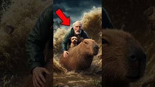 Capybara Dives Into Deadly Flood... But He Wasnt Trying To Escape