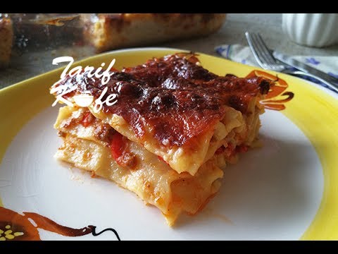 Beşamel Soslu Kıymalı Lazanya