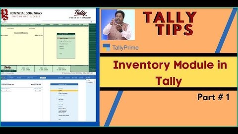 Inventory Module in Tally Part - 1