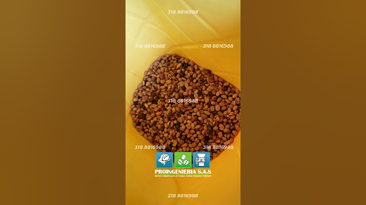 ASÍ FUNCIONA NUESTRO CLASIFICADOR DE CAFÉ PERGAMINO SECO