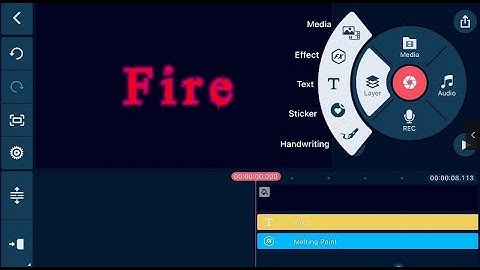 How to make new  melting effect text in kinemaster tutorial #kokotv