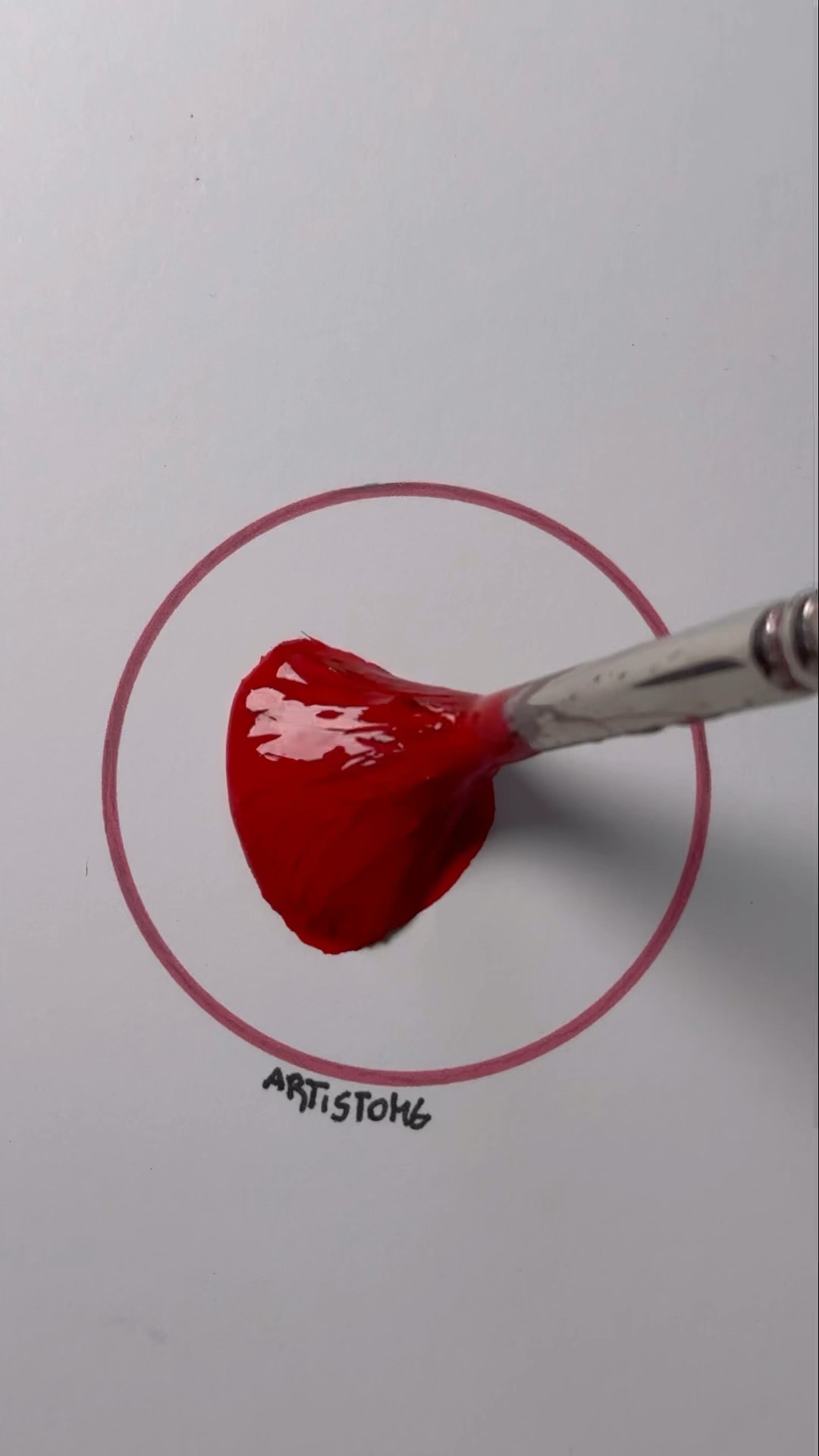 Satisfying Circle with Acrylic! ?✨? #visualart