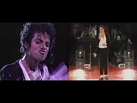 Michael Jackson Billie Jean Live 1987 vs 1993 Comparison