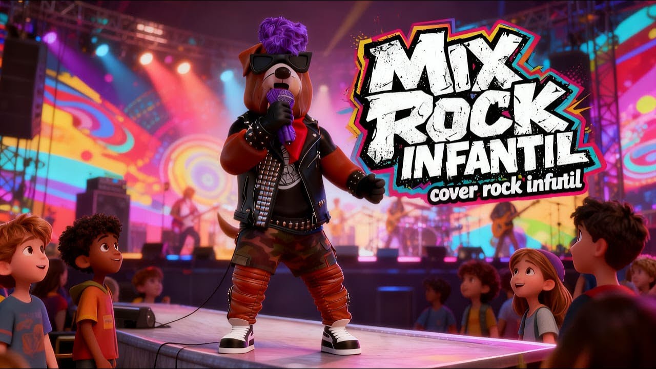Punk rock infantil! CANCIONES PARA NIÑOS  (CANCIONES INFANTILES) LOS PERROCKERS – Punk infantil!
