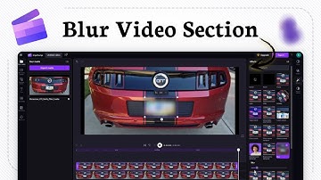 Een deel van een video vervagen in Clipchamp