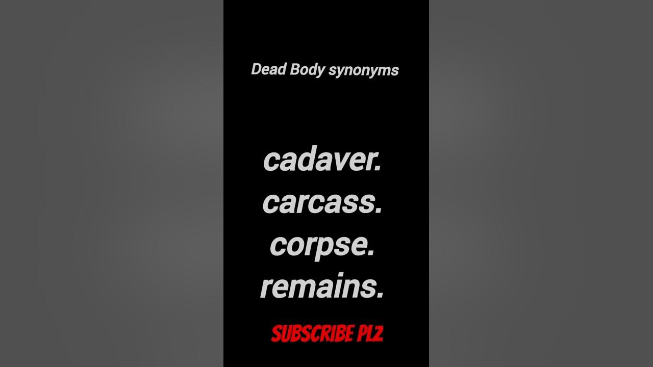 dead-body-synonyms-english-short-shorts-youtube