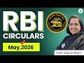 RBI Circular May 2026 | Complete May RBI Circulars 2026 | RBI Grade B 2026 Preparation Strategy