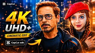 CapCut 4K UHD+ Video Editing Masterclass 🔥 Professional Editing Step By Step