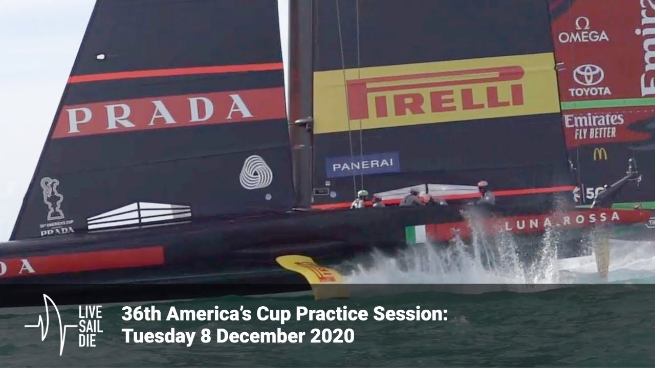 36th America's Cup Practice Session - Tuesday 8 December 2020