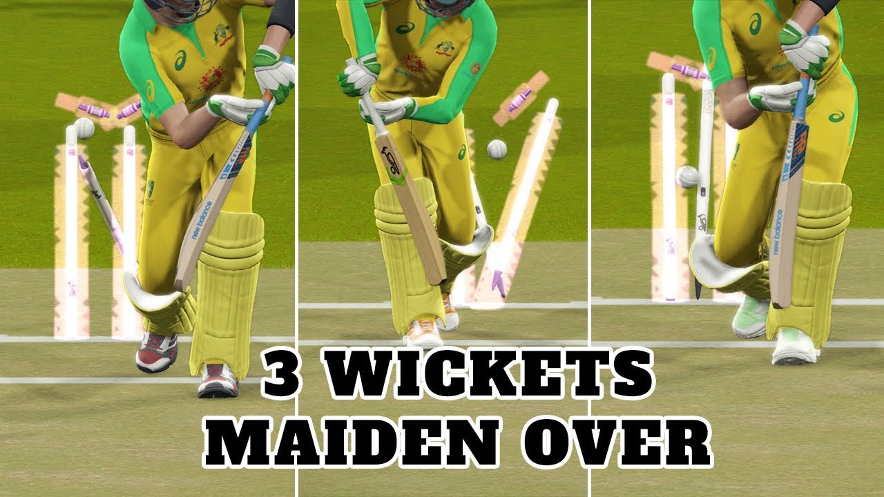 Best 3 wickets maiden over ever 😱 - Cricket 19 