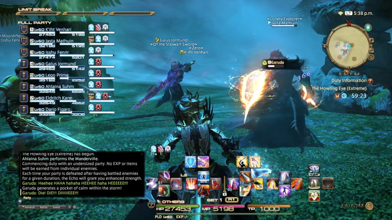 [FFXIV] Garuda EX Tank Mount Farm Derp derp YouTube