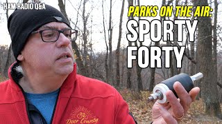 I put the Wolf River Sporty Forty on the Air. Is it the best POTA antenna? #hamradioqa