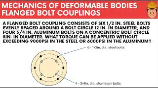 Flanged Bolt Couplings | Mechanics of Deformable Bodies