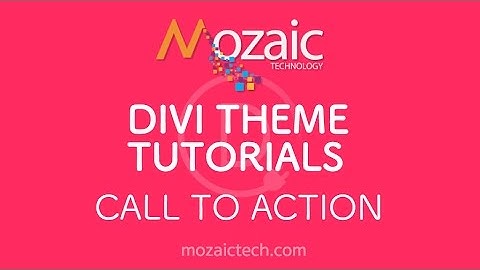Divi 3.0 Visual Builder Tutorial - How to add a Call To Action to your website