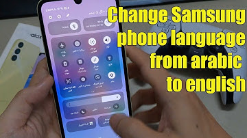 How to change samsung phone language from arabic to english | Samsung Galaxy A15