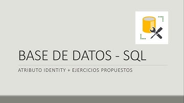 ATRIBUTO IDENTITY - Todo lo que debes saber | SQL SERVER
