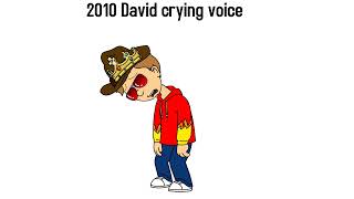 David 2010 crying voice