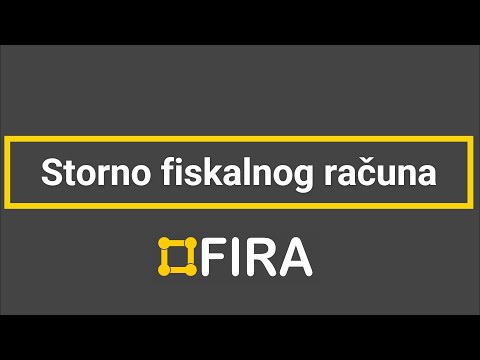 Video: storno fiskalnog računa B2C u FIRA-i