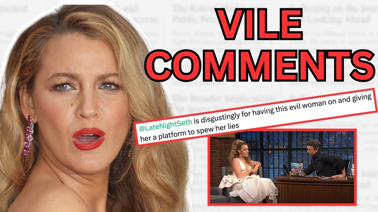 FANS ANGRY after BLAKE LIVELY LIES on Seth Meyers talk show