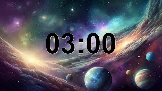 3 Minute Timer - Ambience In Out Space 😌