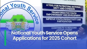 National Youth Service Opens Applications for 2025 Cohort