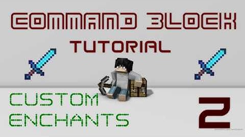 CUSTOM ENCHANTS in Minecraft | Commands Tutorial #2 [1.12+]