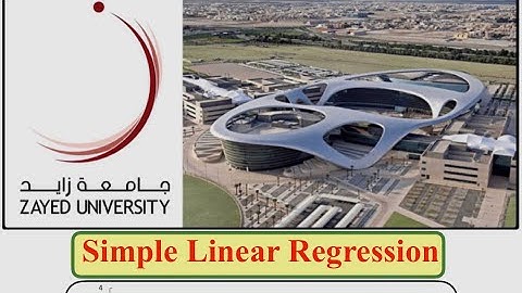 Lecture 11: Simple Linear Regression (Correlation & Regression)