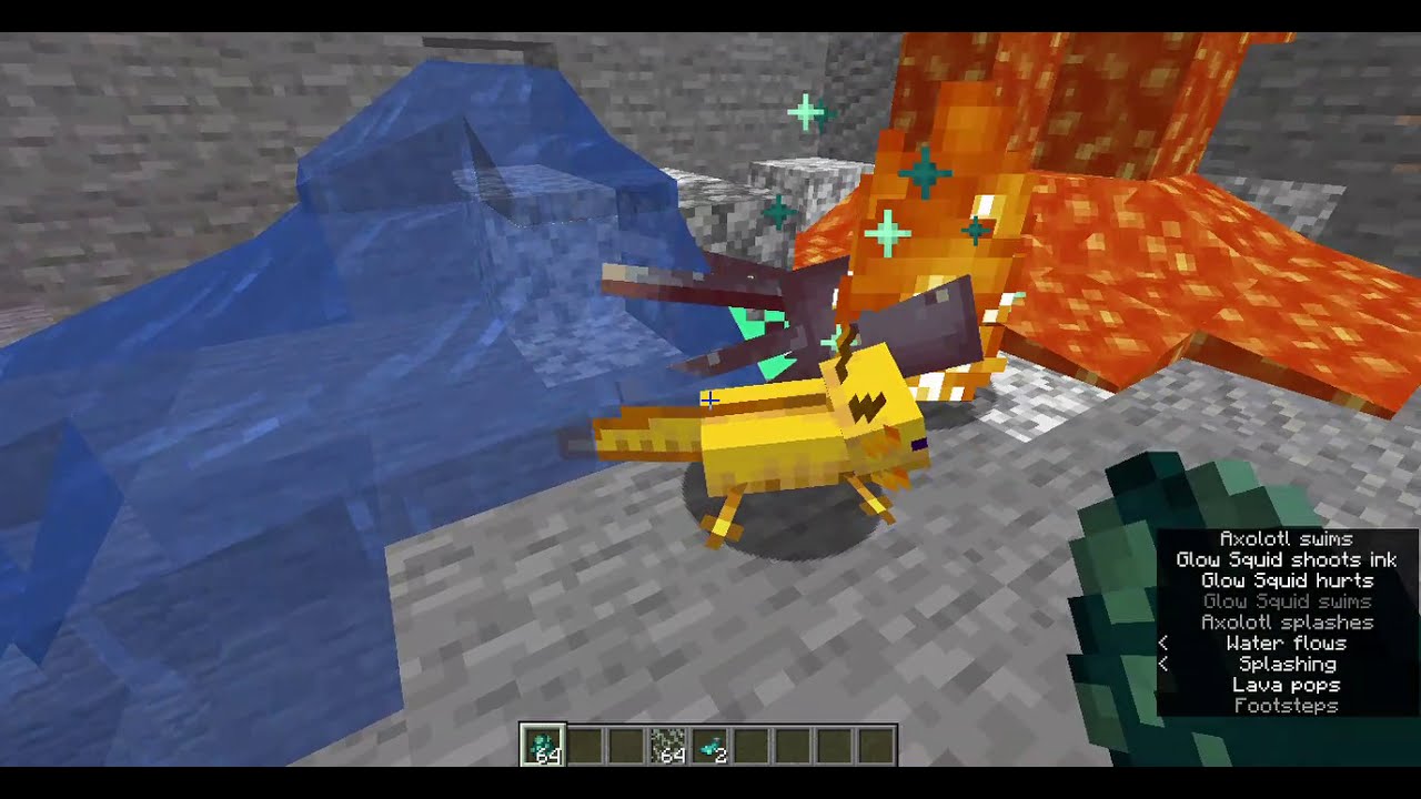 Minecraft Snapshot 21w03a Caves & Cliffs: Glow Squid