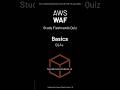 AWS WAF Flashcards (Basics) #devops #cloudcertification #aws #WAF #cloud #awscertification #firewall