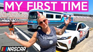 I Drove the RV for the first time on a RACE track EPIC NASCAR Road Trip
