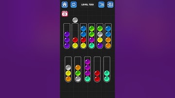 Ball Sort Puzzle by Guru Game: Levels 7201, 7202, 7203, 7204, 7205