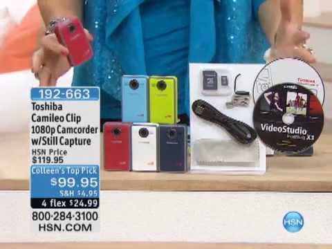 Toshiba Camileo Clip 1080p HD Camcorder with Image Stabilization