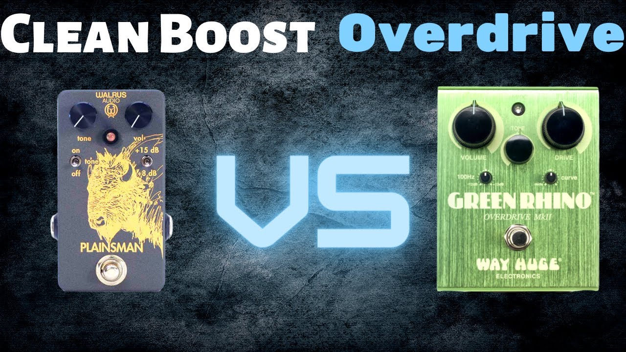 🆚Clean Boost VS Overdrive🆚 VOX FRIENDLY PEDALS YouTube
