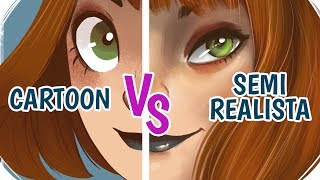  CARTOON VS (SEMI)REALISTA | MILI KOEY