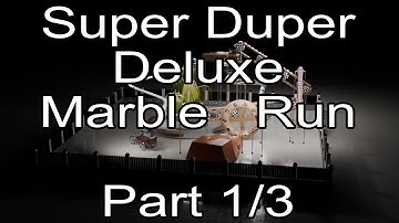 Super Duper Deluxe Marble Run | Animated with Blender 1/3