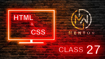 HTML & CSS Website project part 2 in urdu Class 27