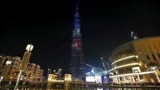 Paris attacks: World's tallest building Burj Khalifa lit up in French tricolor