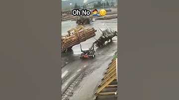 Unloading Logs Fail #shorts