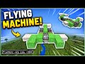 🚀 Minecraft Flying Machine Tutorial! #Shorts