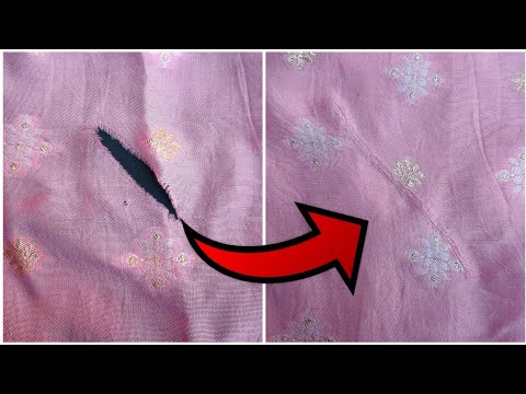 how to fix pulled thread silk dress How to fix a Snag or Pull