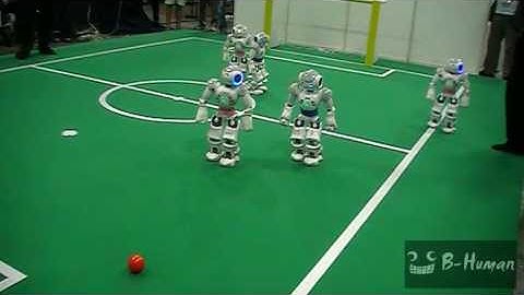 B-Human - Austin Villa (RoboCup 2010, SPL, Semi Final) - Second Half - Part I