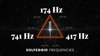 174Hz + 417Hz + 741Hz Triple Solfeggio Frequency Healing | Sacral & Throat Chakra | Tuning Forks