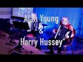 Alan young and harry hussey at the midland accordion festival 2019