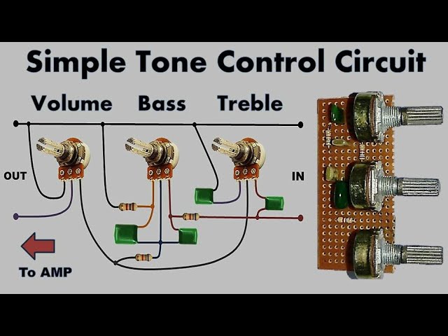 Simple Tone Control Circuit DIY Bass Treble - YouTube