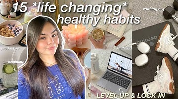 15 HABITS TO LEVEL UP BY 2025 ✨ ultimate rebrand, exit lazy girl era, glow up & staying productive