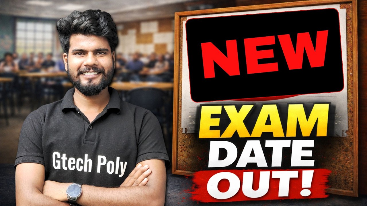 🔥NEW EXAM DATE OUT | BTEUP 2026 | Gtech poly - YouTube