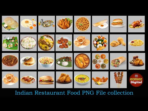 Indian Restaurant Food PNG file collection for Photoshop Designing (@GEORGE DIGITAL)