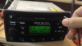 RADIO FORD 6000 CD 6000CD RDS EON Knopf Drehregler Dreher Lautstärkeknopf FOCUS RADIO FORD 6000 CD 6000CD RDS EON Knopf Drehregler Dreher Lautstärkeknopf FOCUS